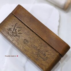 علبة الدبل الخشبية