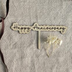 Happy anniversary (15cm width)