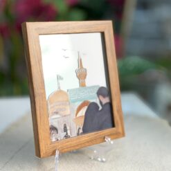 مرآة مع طباعة | رفيق رضوي