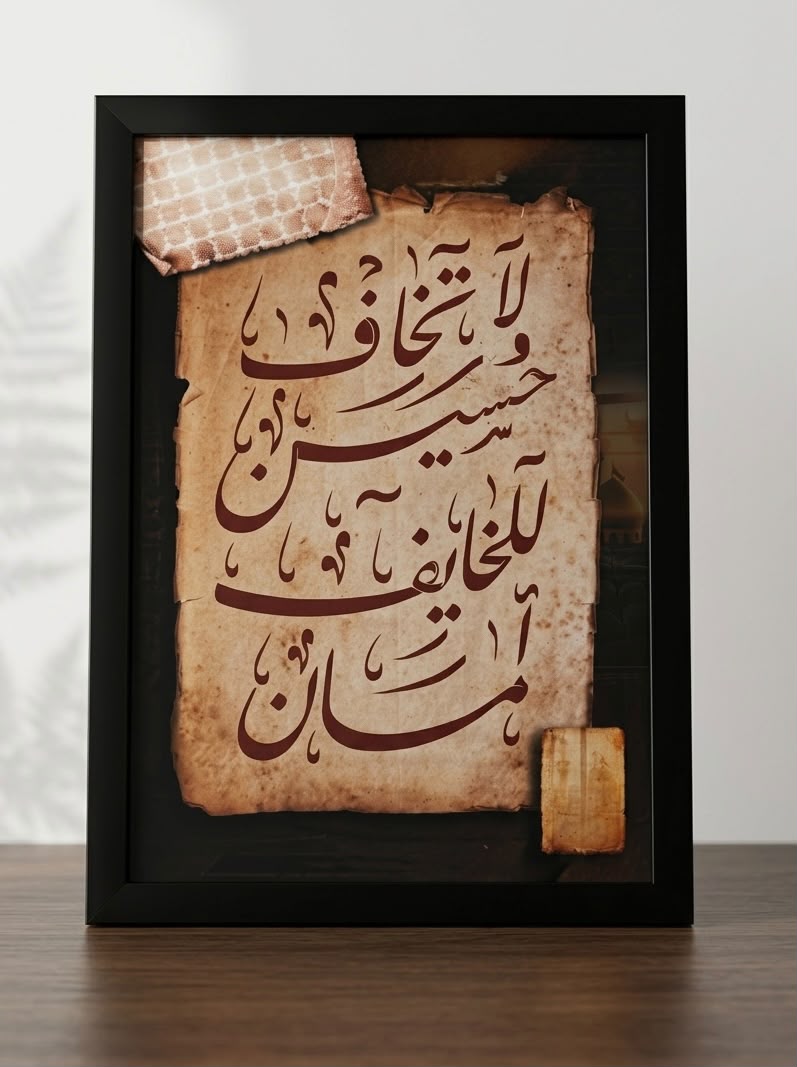 اطار | لا تخاف حسين للخايف أمان